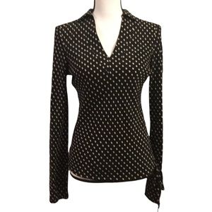 NWOT! Ann Taylor Polka Dot Silk Blouse